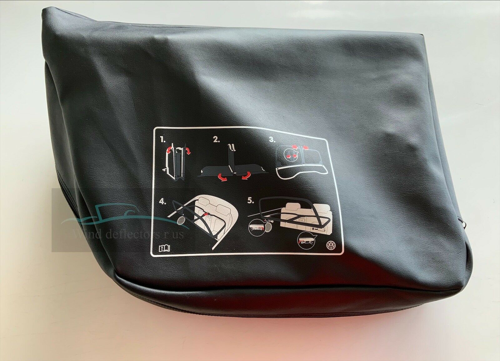 VW Beetle Convertible Wind Deflector & Bag
